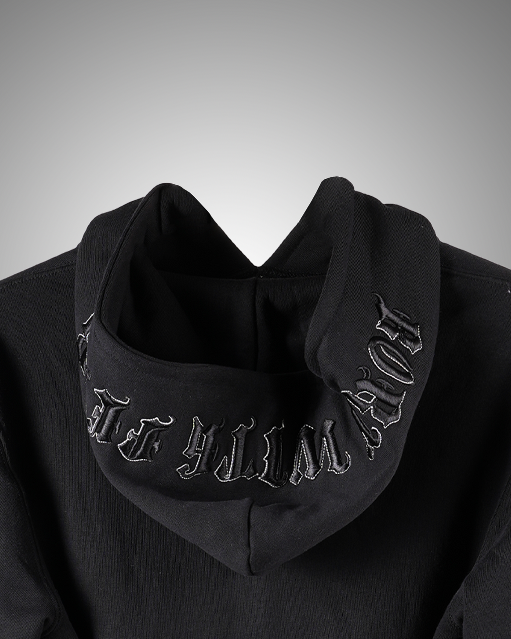 Polkal™ Fear Black Born With Fear Hoodie