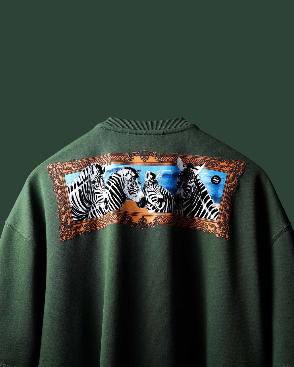 Bottle Green Striper Society T-Shirt Polkal™ BluOr