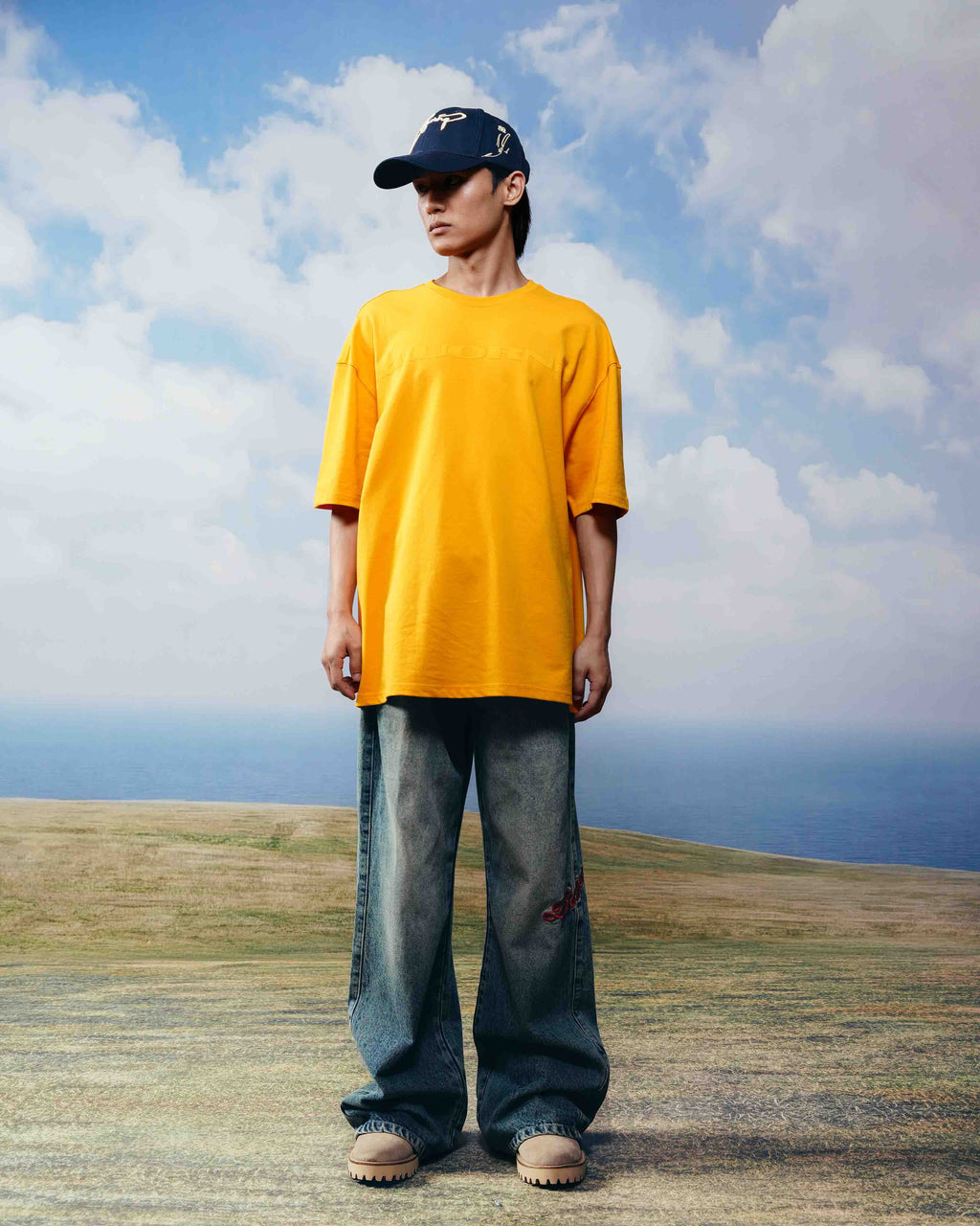 Basic Ochre T-Shirt Polkal™ BluOr