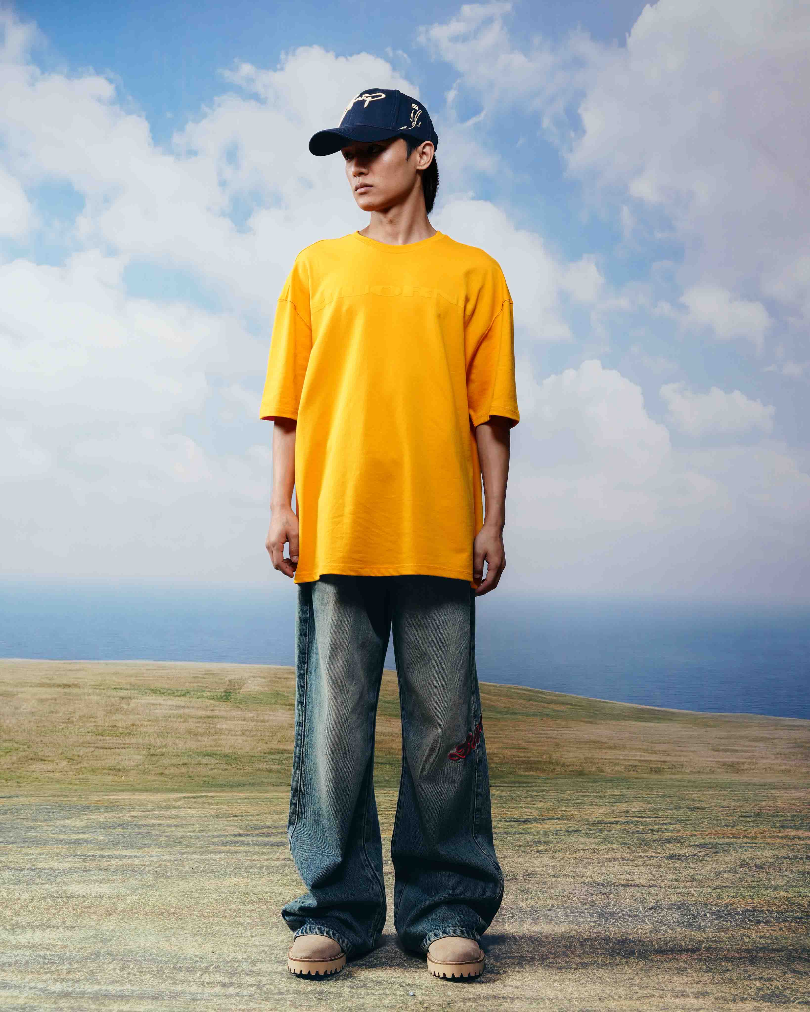 Basic Ochre T-Shirt Polkal™ BluOr