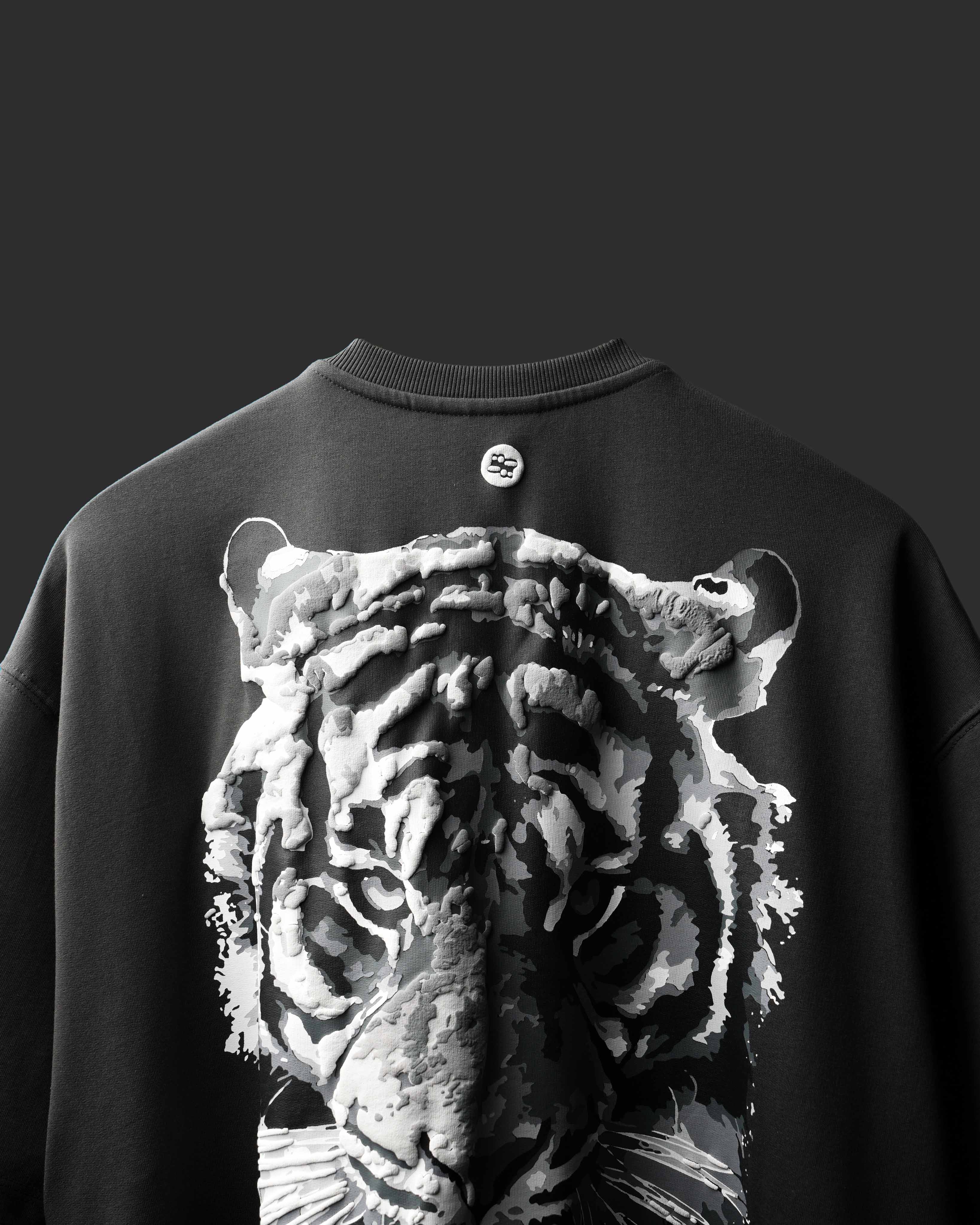 Grey Tiger T-Shirt Polkal™ BluOr