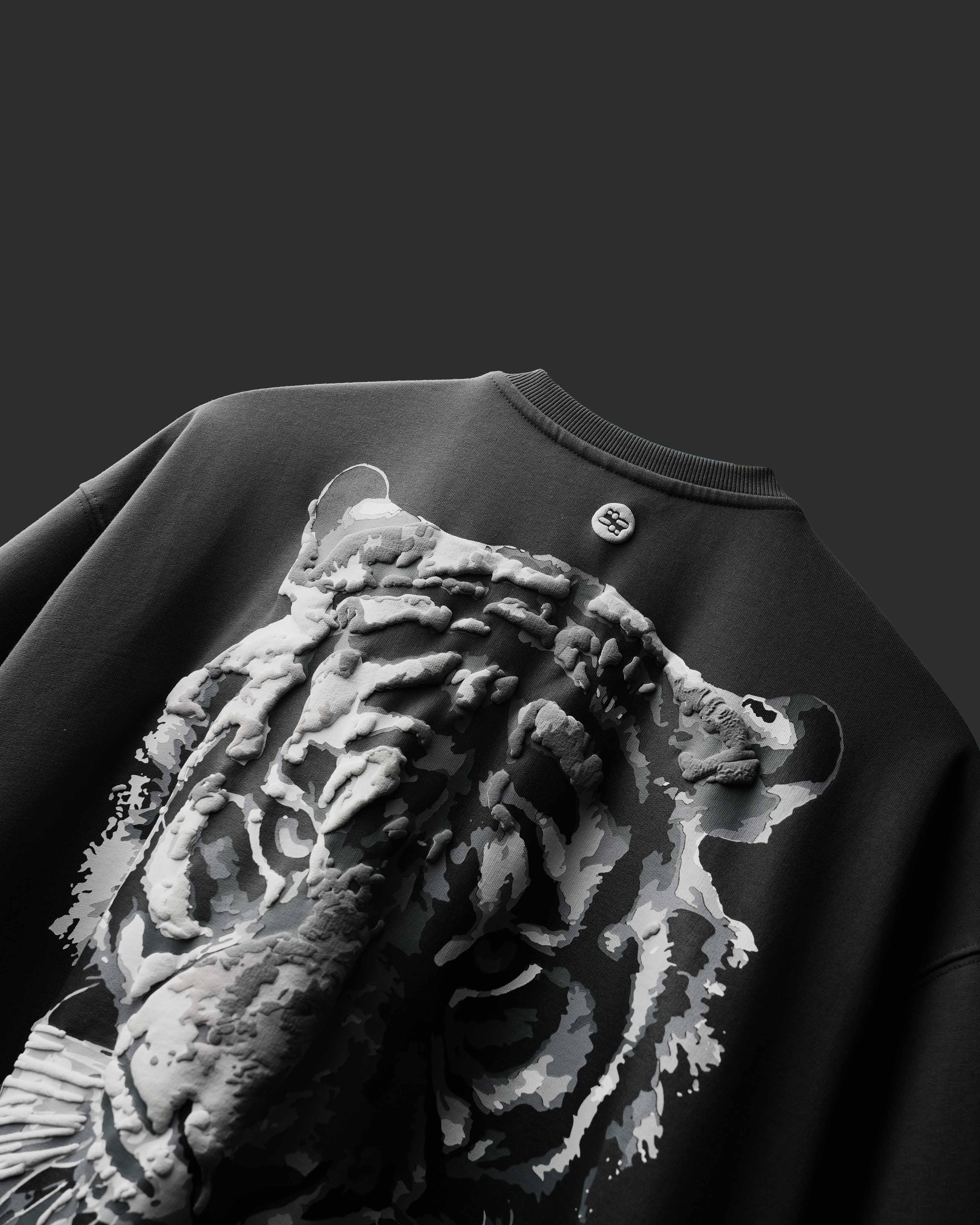 Grey Tiger T-Shirt Polkal™ BluOr