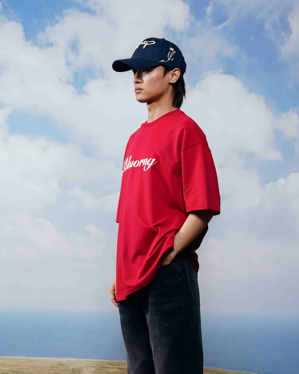 Red Materialistic T-Shirt Polkal™ BluOr