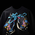 Black Wild Star T-Shirt Polkal™ BluOr