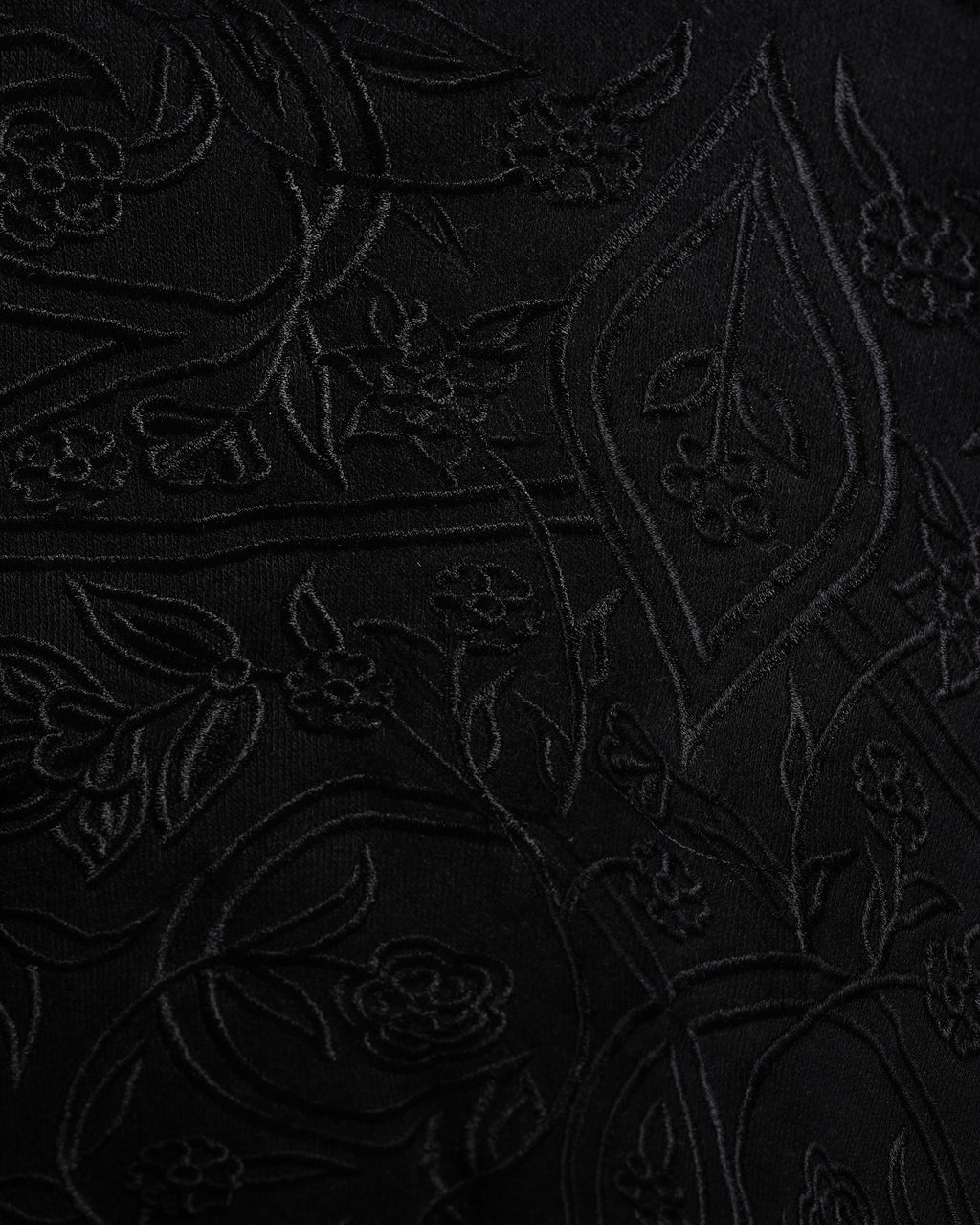 Polkal™ Fear Black Bloom Sweatshirt