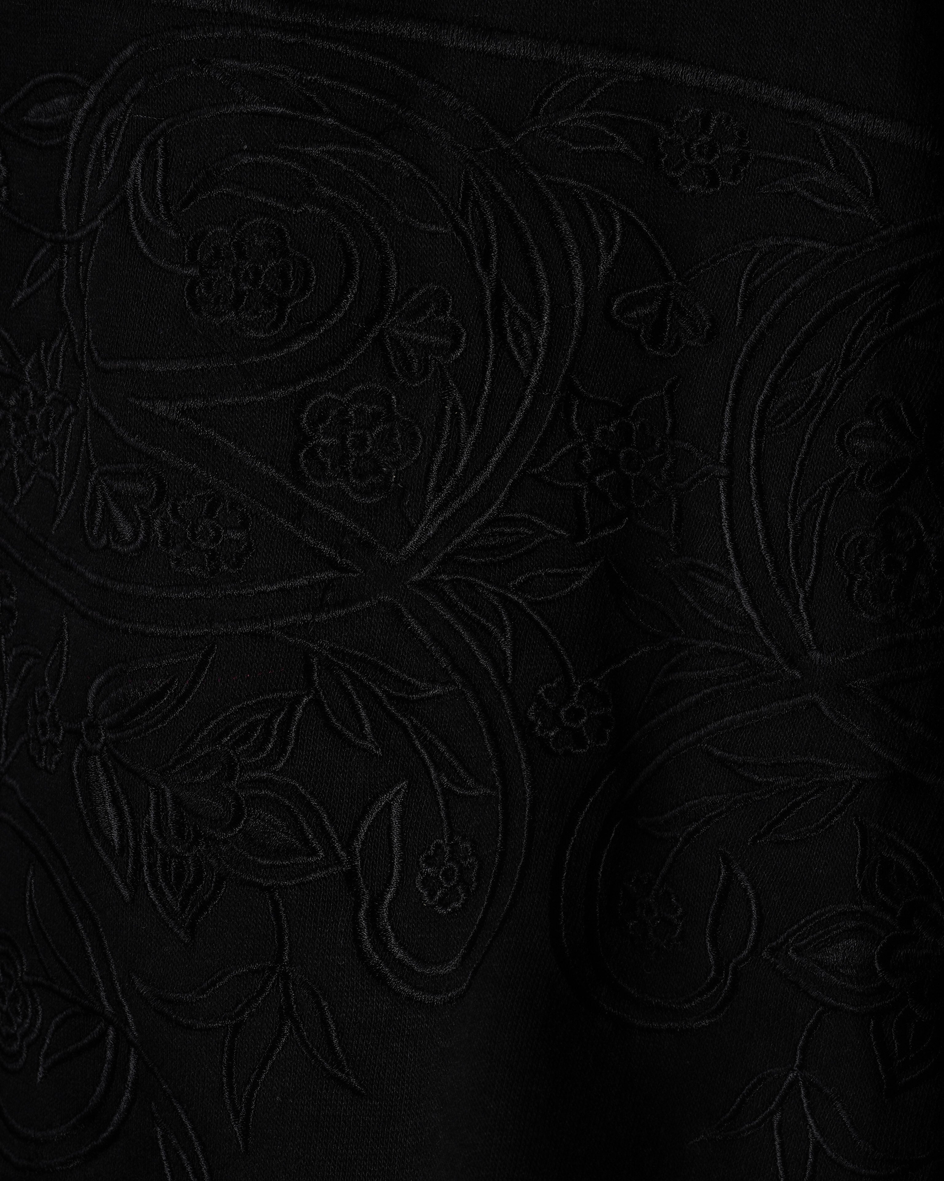 Polkal™ Fear Black Bloom Sweatshirt
