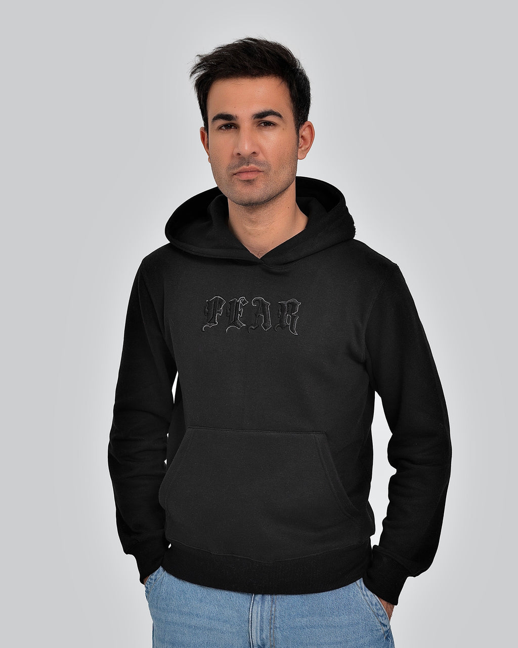 Polkal™ Fear Black Born With Fear Hoodie