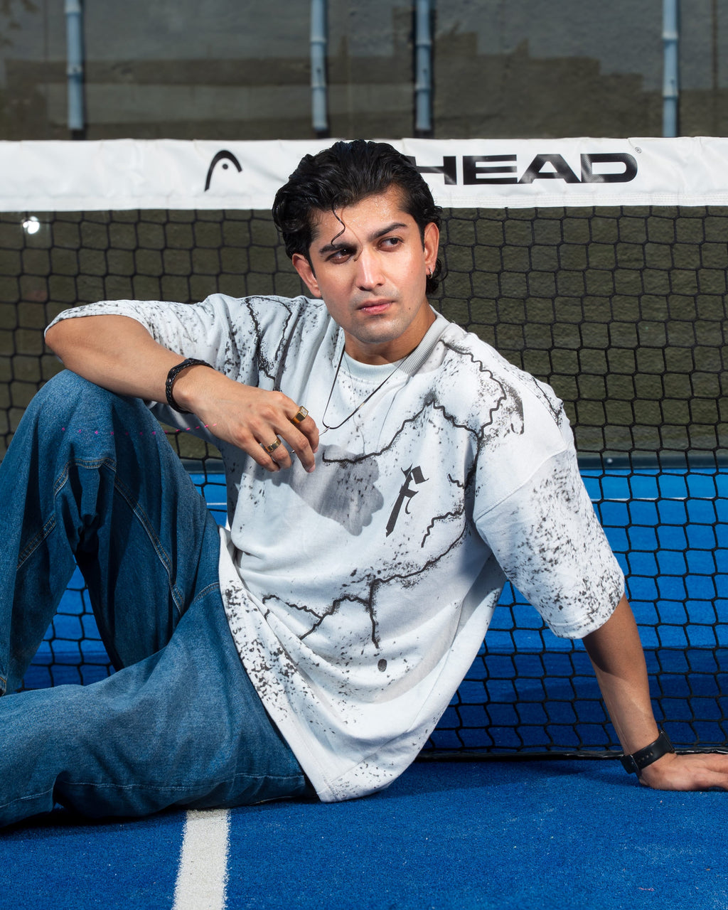 Polkal™ Fear Grey Crack T-Shirt