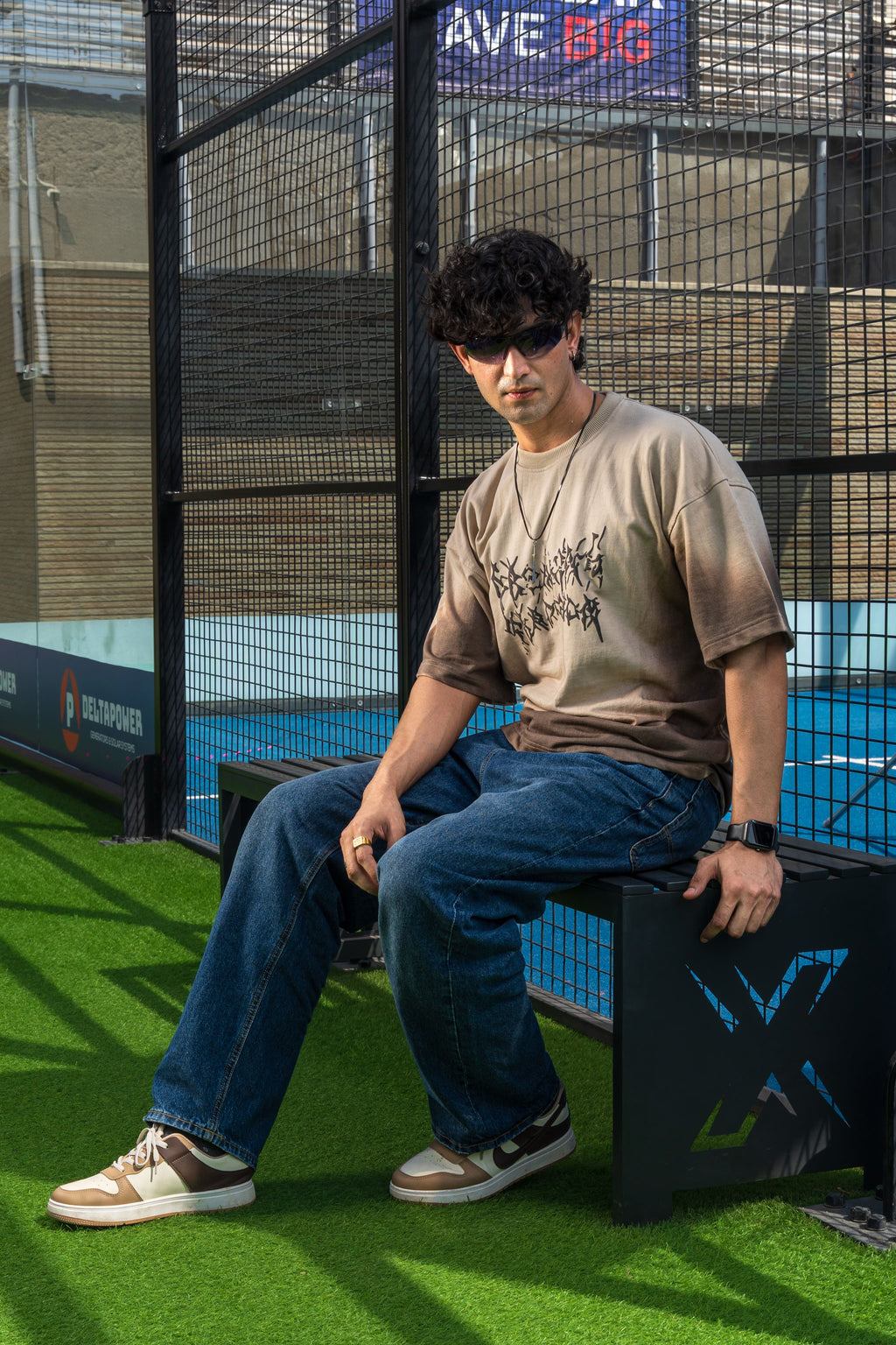 Polkal™ Fear Brown Dusted T-Shirt