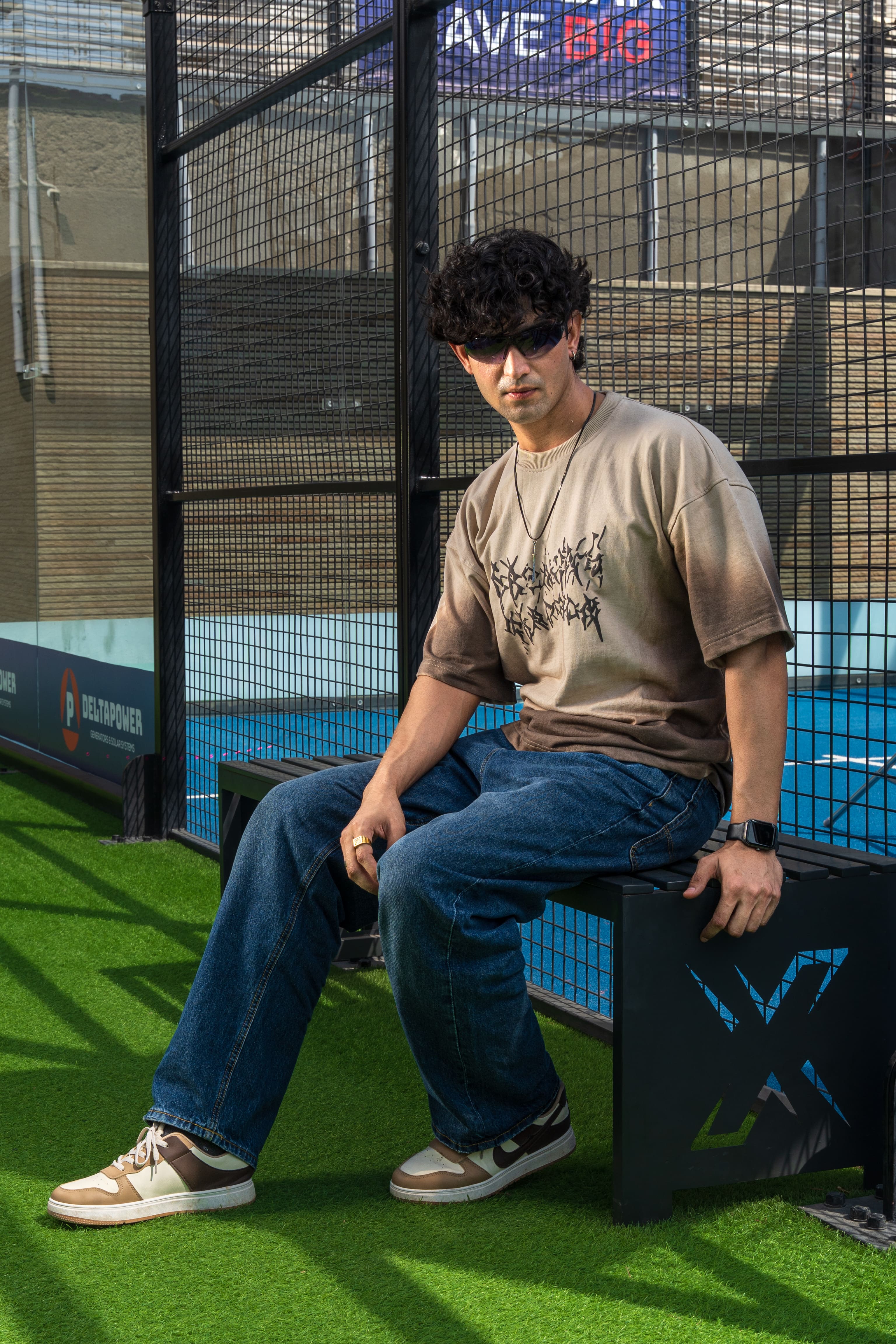 Polkal™ Fear Brown Dusted T-Shirt