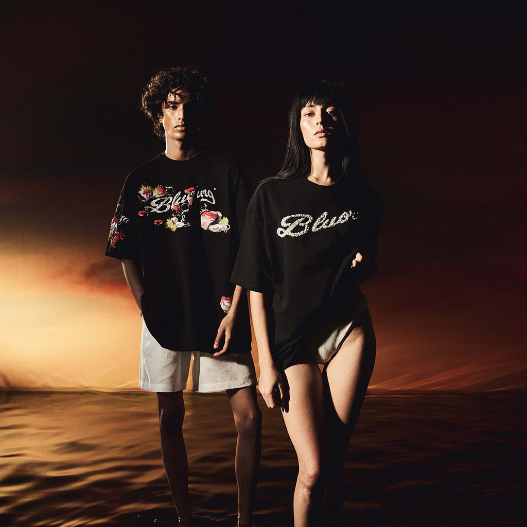 Black Coral Heist T-Shirt Polkal™ BluOr