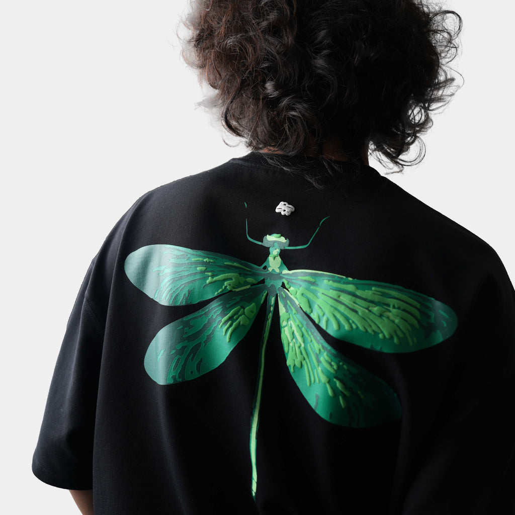 Green Dragonfly T-Shirt Polkal™ BluOr