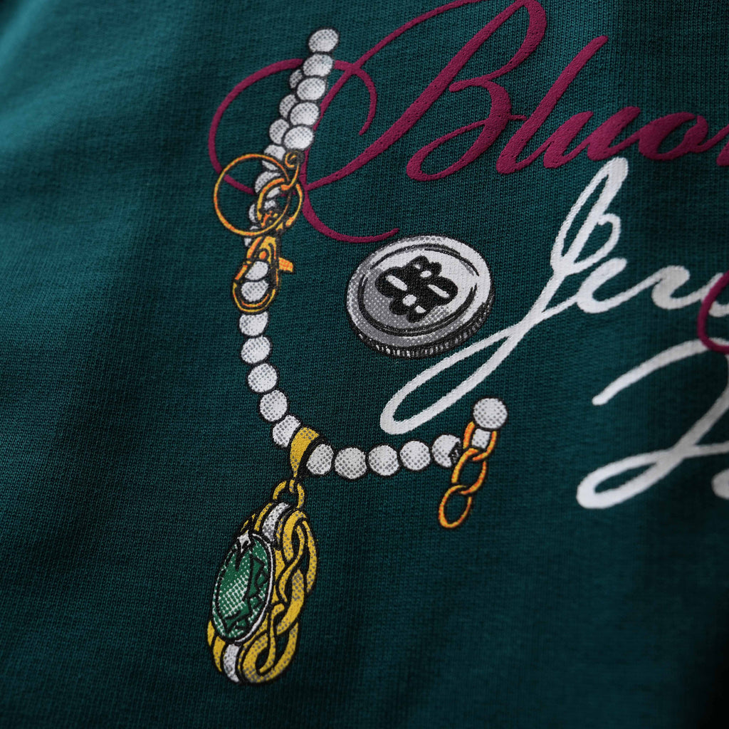Green Birds And Bling T-Shirt Polkal™ BluOr
