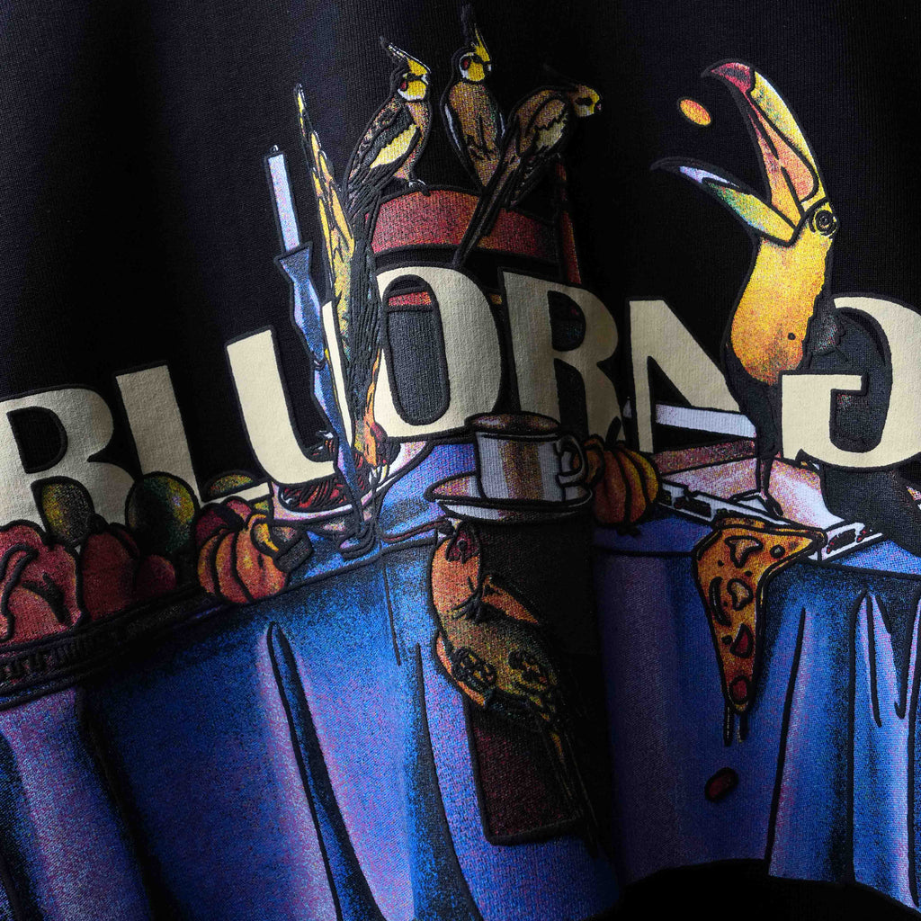 Black Fine Dine T-Shirt Polkal™ BluOr
