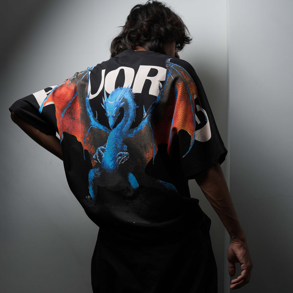 Black Shenron T-Shirt Polkal™ BluOr