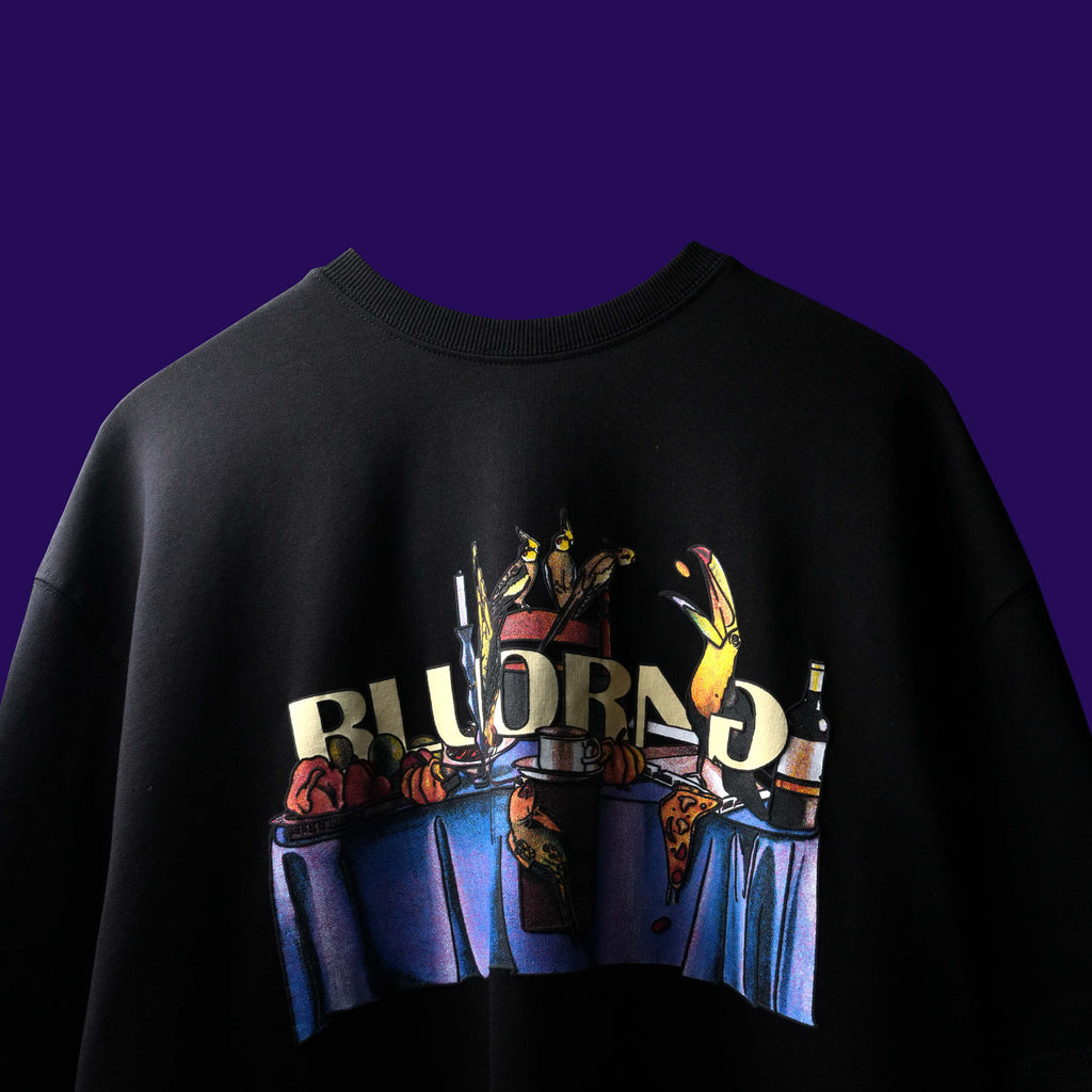 Black Fine Dine T-Shirt Polkal™ BluOr