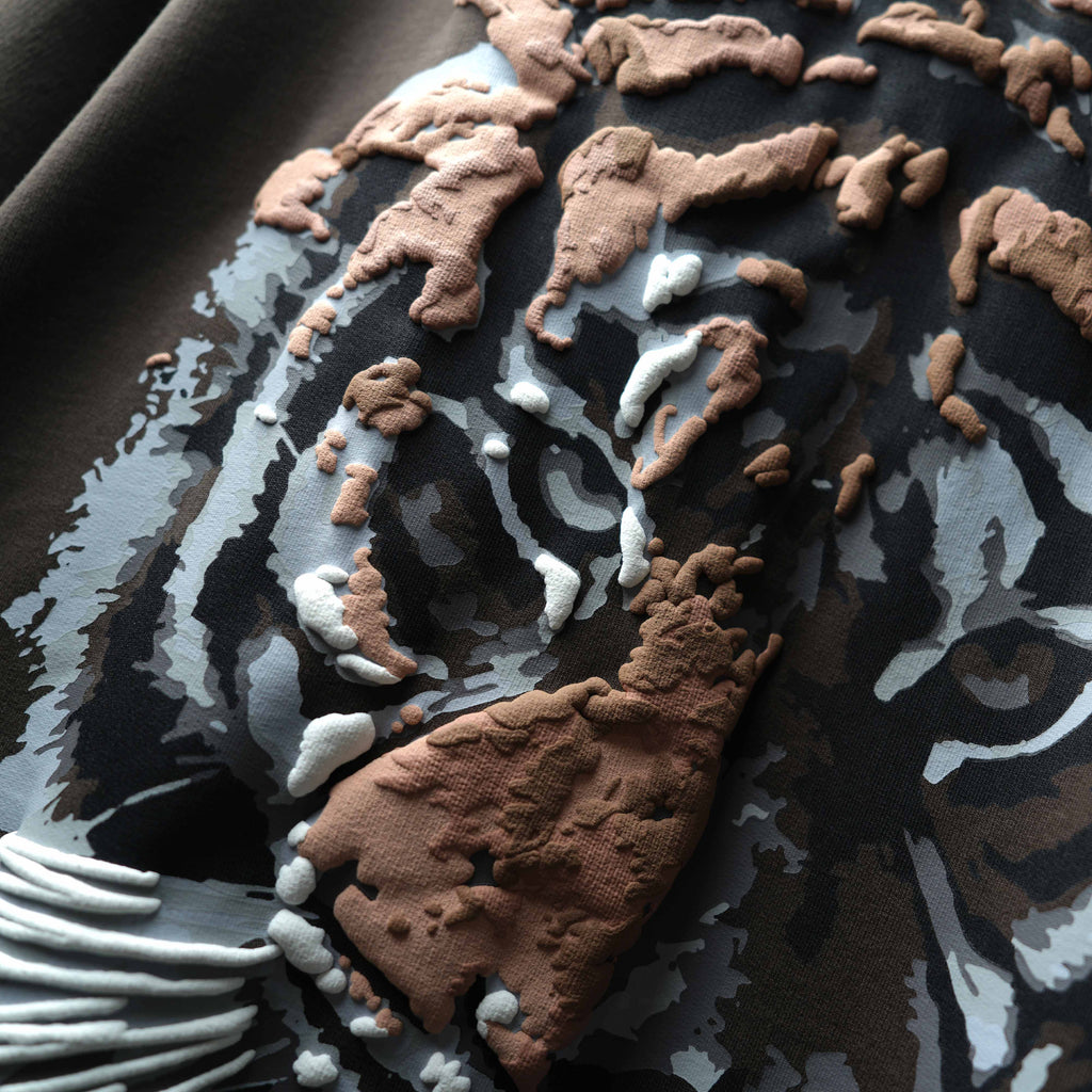 Brown Tiger T-Shirt Polkal™ BluOr