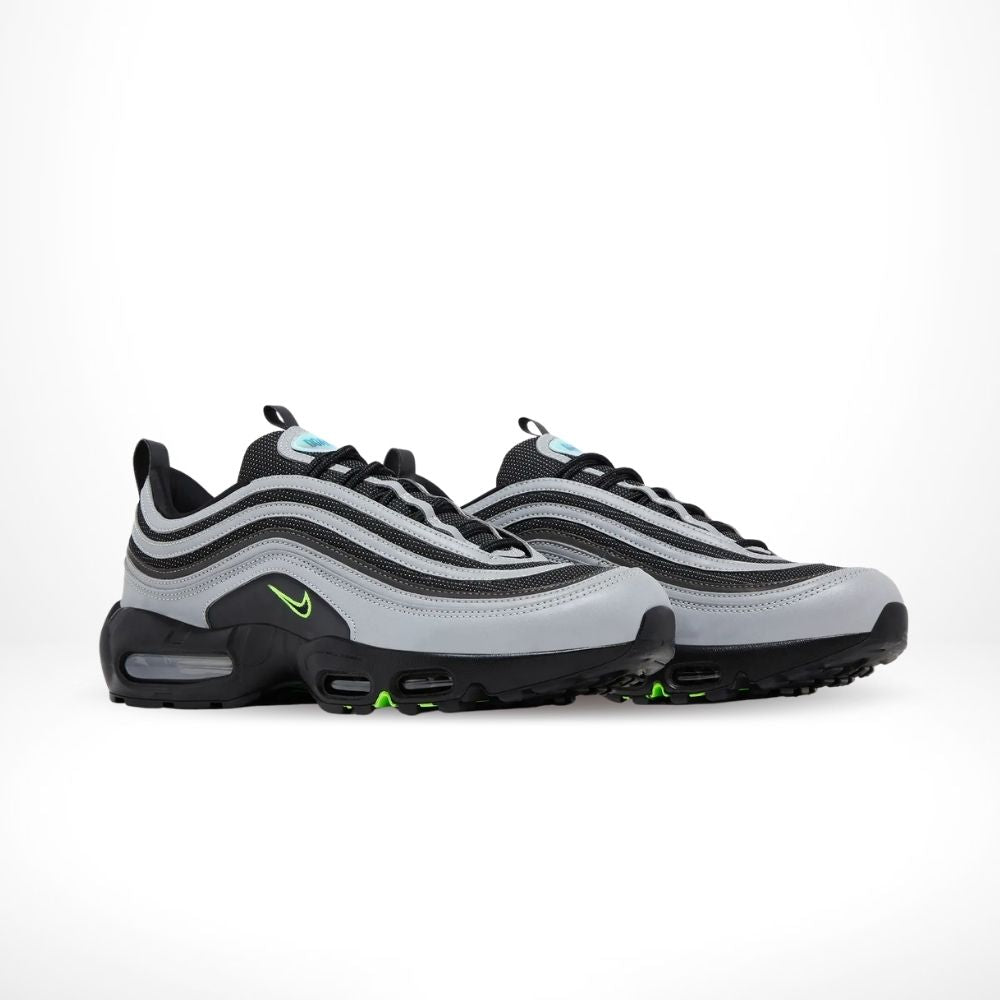 Angled front view of a full pair of Air Max