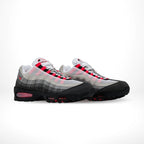 Angled front view of a full pair of Air Max