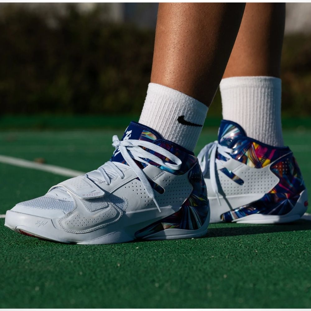 Real lifestyle image of Nike Jordan Zion 2