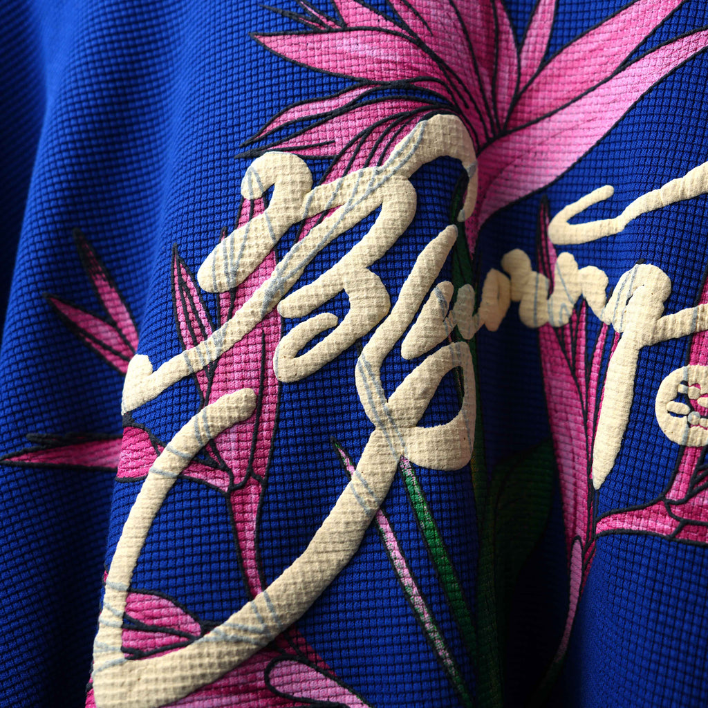 Navy Bird Of Paradise Full Sleeve T-Shirt Polkal™ BluOr