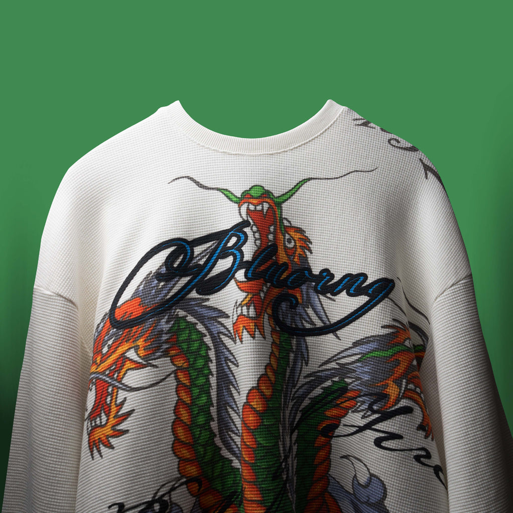 Born Of Fire Full Sleeve T-Shirt Polkal™ BluOr