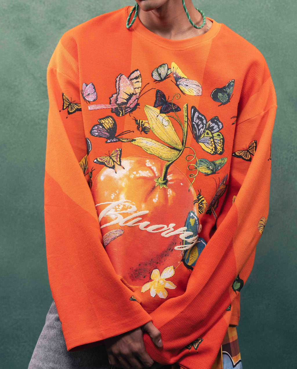 Orng Papilio Full Sleeve T-Shirt Polkal™ BluOr