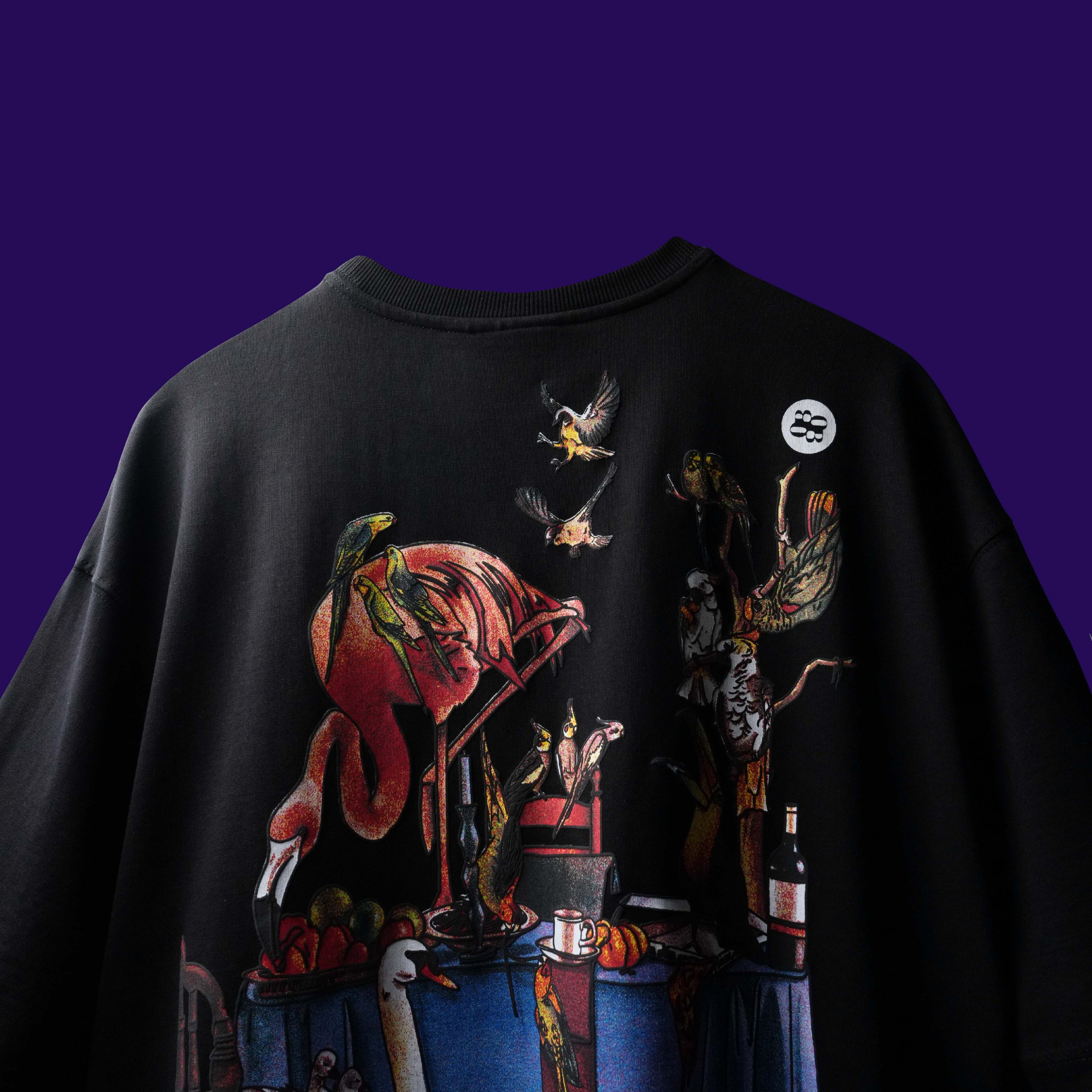 Black Fine Dine T-Shirt Polkal™ BluOr