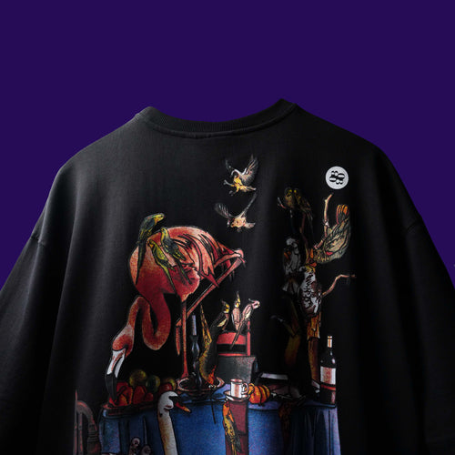 Black Fine Dine T-Shirt Polkal™ BluOr
