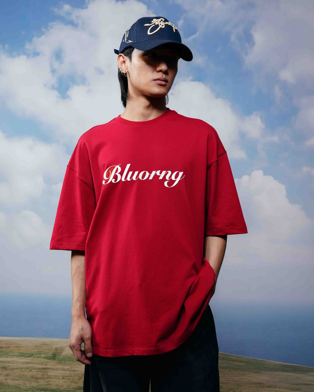 Red Materialistic T-Shirt Polkal™ BluOr