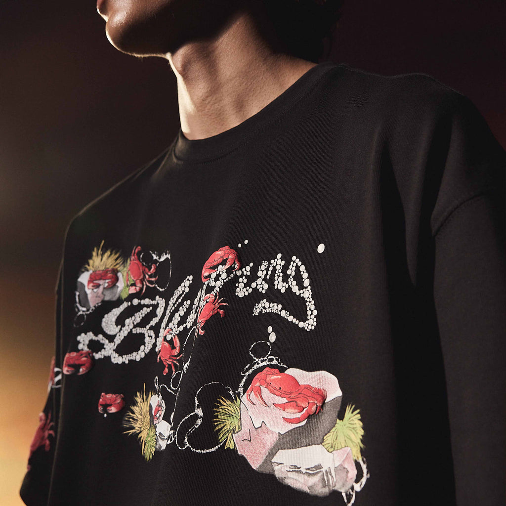 Black Coral Heist T-Shirt Polkal™ BluOr