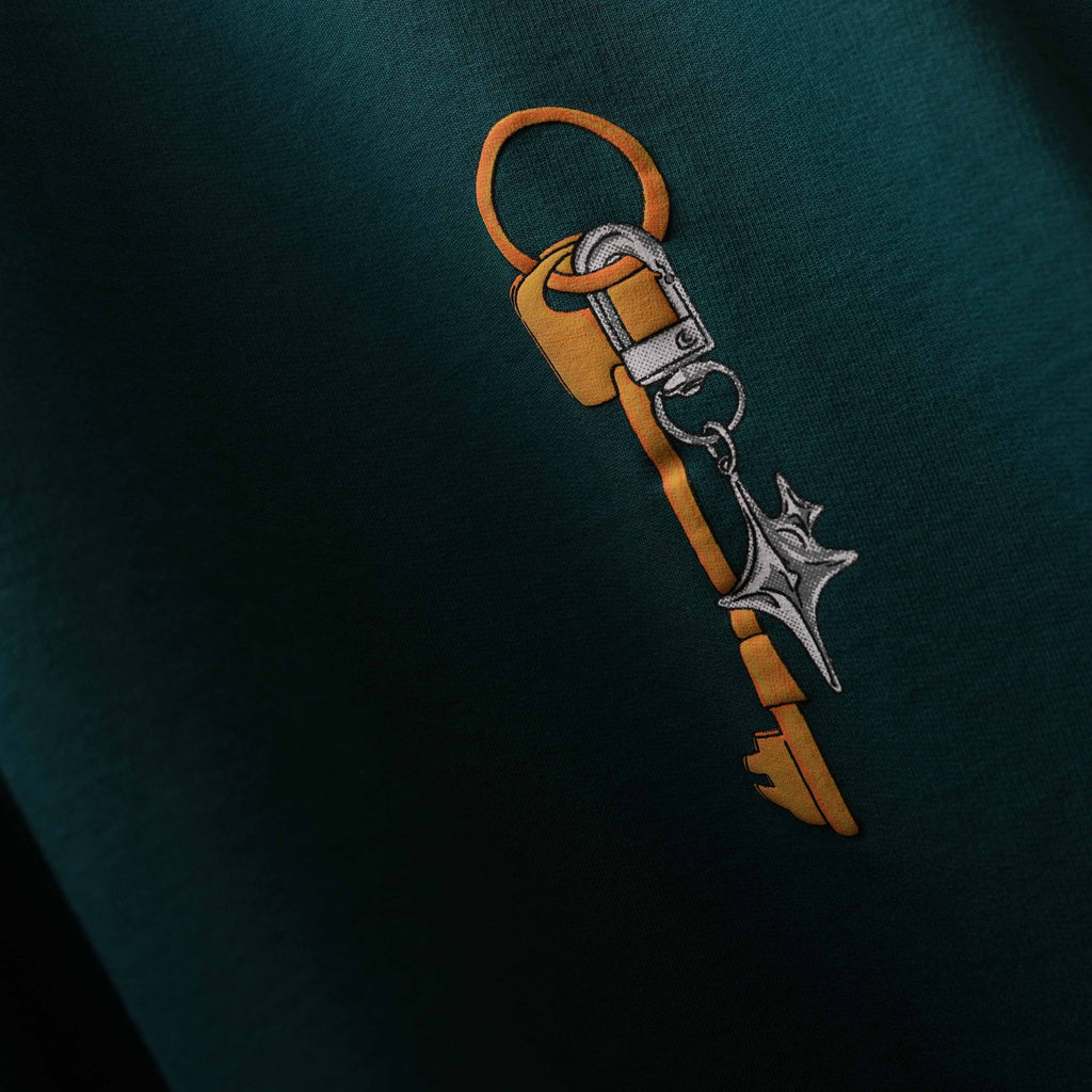 Green Birds And Bling T-Shirt Polkal™ BluOr